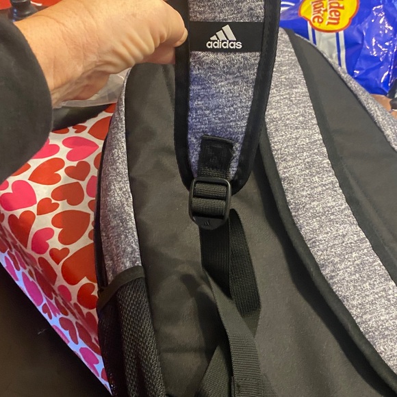 Adidas foundation 6 grey and Black Backpack new with tags - Picture 9 of 10